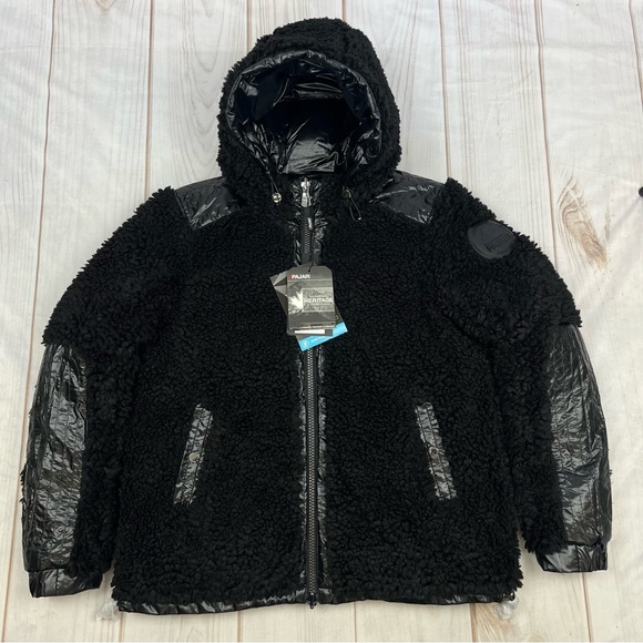 NWT Pajar Reversible 'Snow' Insulated Puffer Jacket Black Sz L - Picture 12 of 16